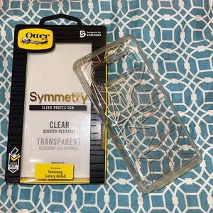 Brand New Samsung Galaxy Note 8 Clear And Gold Symmetry Otter box